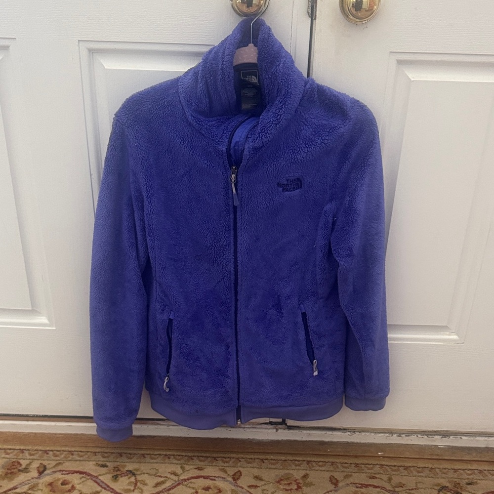 The North Face Plush Fleece Jacket in Violet